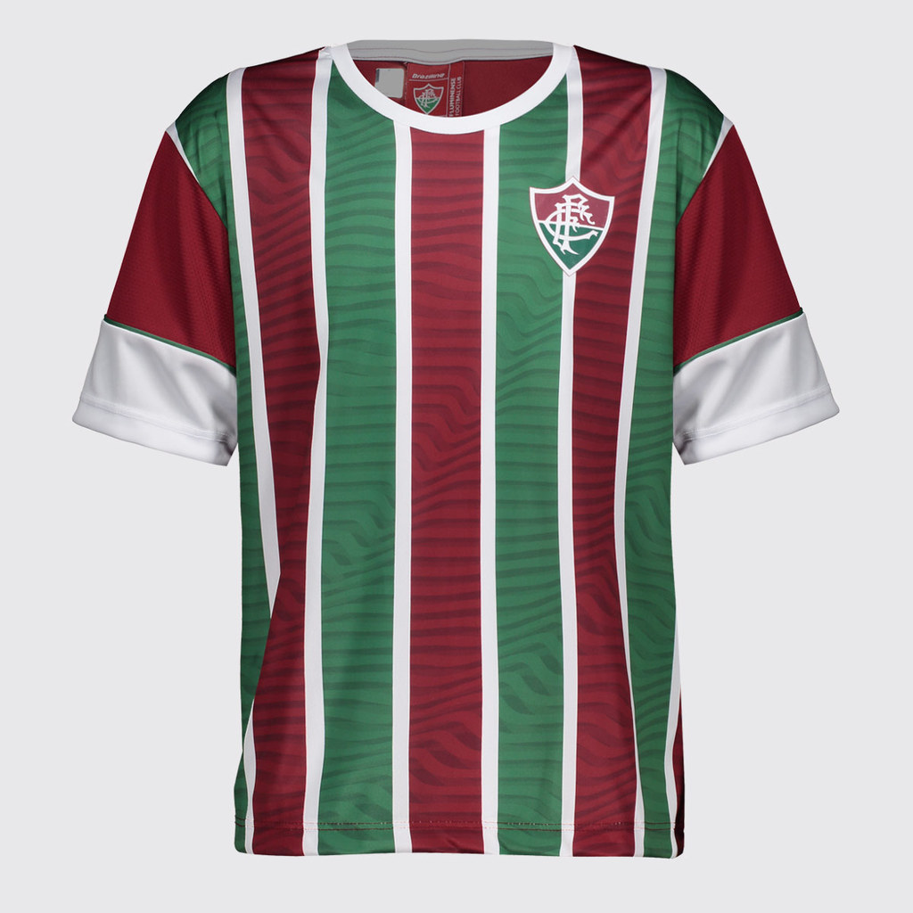 Camisa Fluminense Chiado Infantil Grená