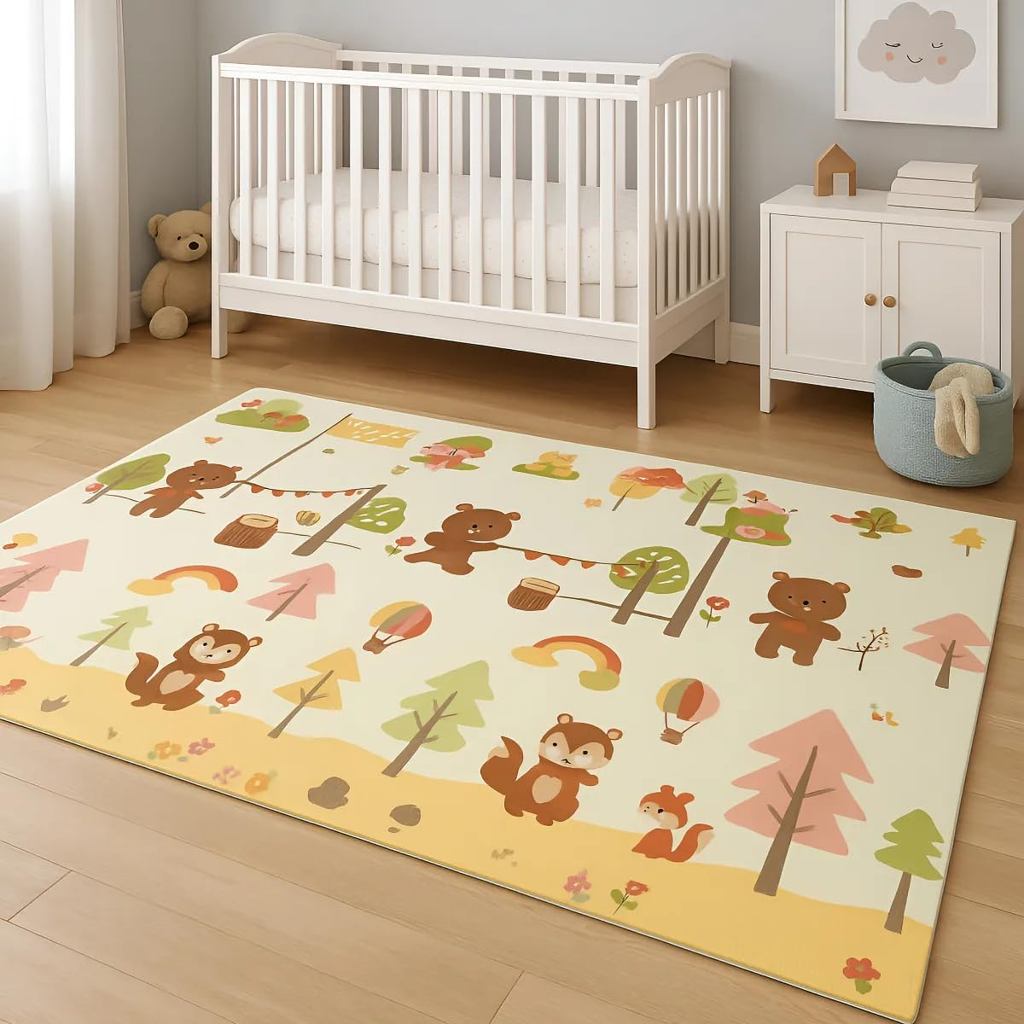 Tapete Térmico Infantil Tatame Dobravel Antiderrapante Dupla Face Unisex 150x200cm