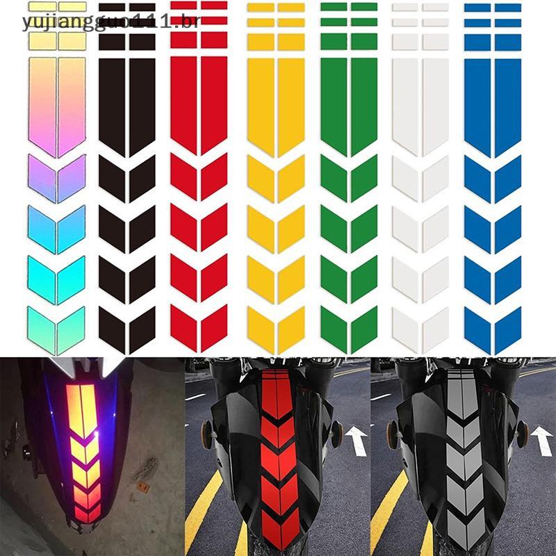 # Novo Colorido Motocicleta Listra Stiers Reflexivo À Prova Dwaterproof Água Oilproof Fender Pasta Moto Acessórios De De