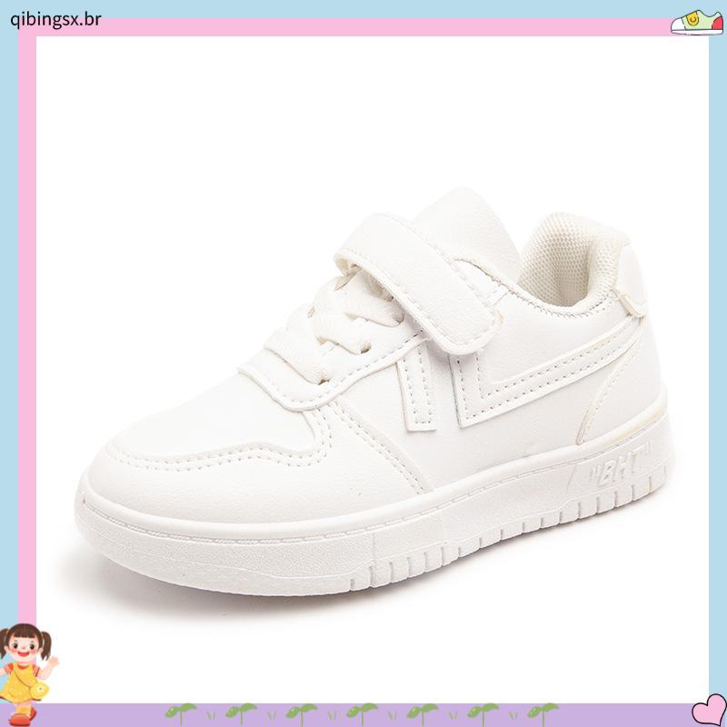 kit tênis infantil masculino tênis infantil masculino Sapatos Brancos para Meninos Sapatos Infantis de Outono 2024 Mod