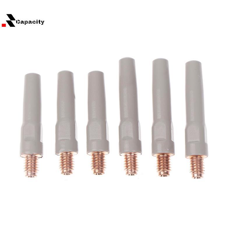 Capacidade 2 Pçs/Set 15AK Pontas De Contato De Soldagem Novo Revestimento Proteger 25mm M6 Ponta Do Bico De Gás 0.8mm-1.