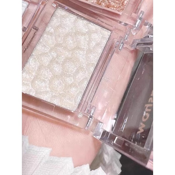 Fada destaque ~ Niu Lang destaque glitter rosto creme iluminador fino glitter contorno placa pérola gengibre piscando ba