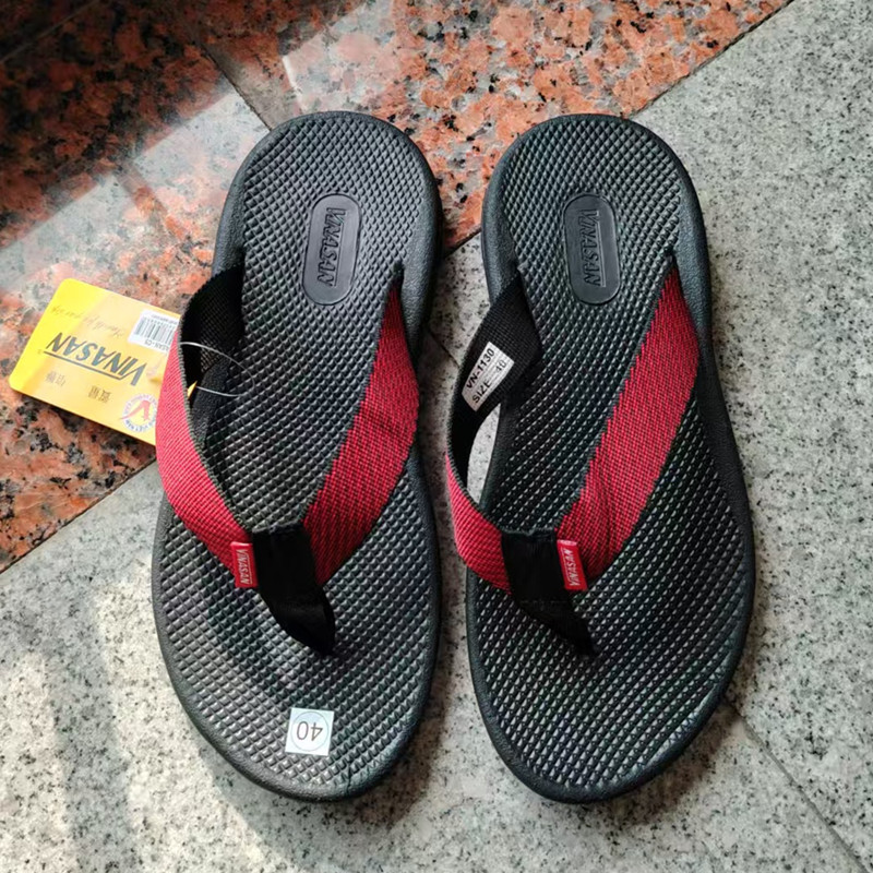 Vietnam chinelos masculinos verão versão coreana na moda antiderrapante Flip-Flops moda exterior Wear único sapatos de p