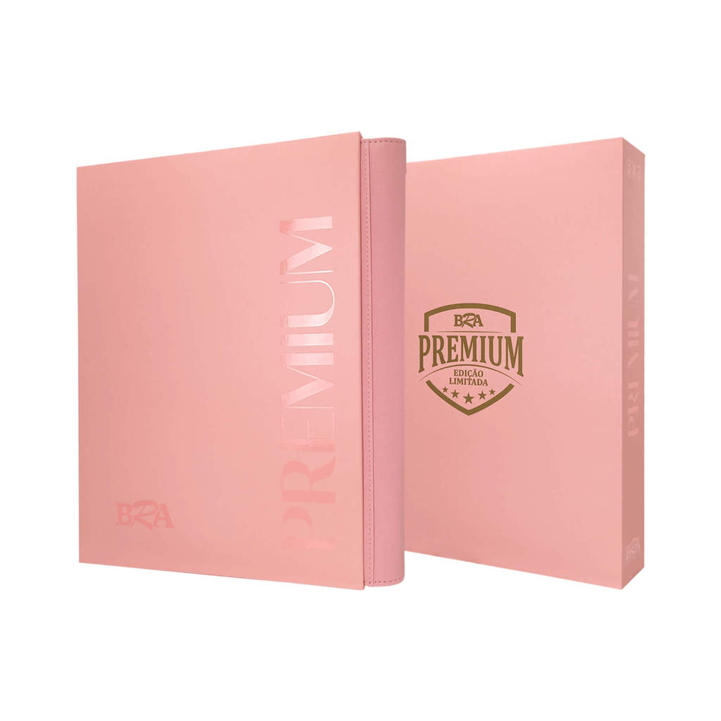 Pasta Premium 3x3 Rosa com 20 Folhas BRA - BC-2054