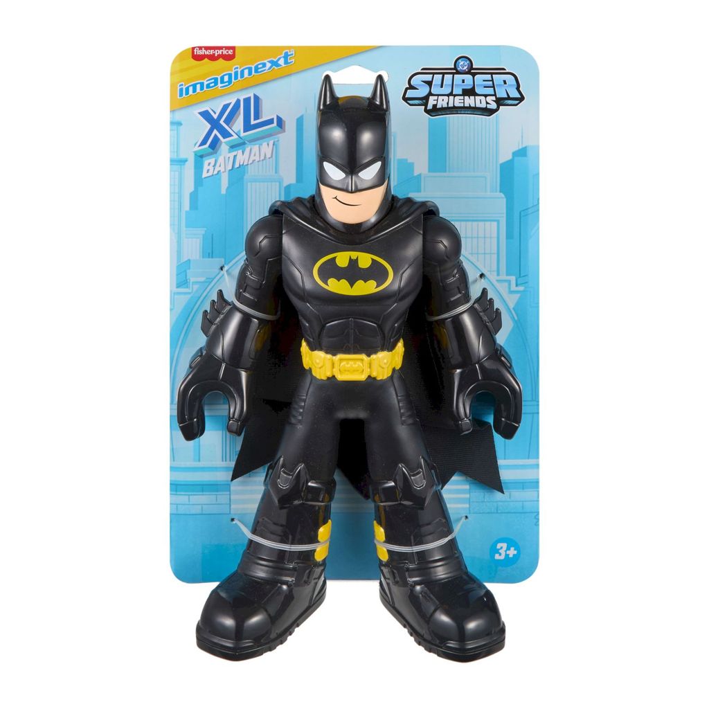 Boneco Batman XL - DC Super Friends - 25 cm - Imaginext - Fisher Price - Mattel