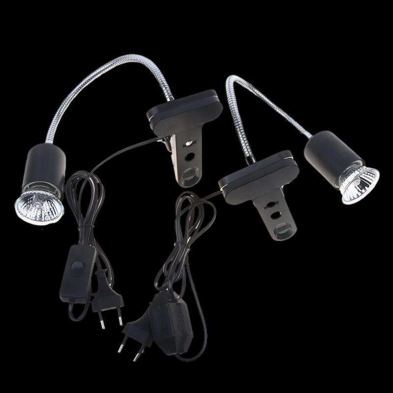 TSBR 1 Conjunto 50/75W UVA UVB Luz Rotativa Basking Spot Simulada Solar Réptil Lâmpada De Calor Para Tartaruga Lagarto A