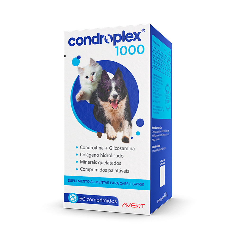 CONDROPLEX 1000 COM 60 COMPRIMIDOS SUPLEMENTO CONDROITINA