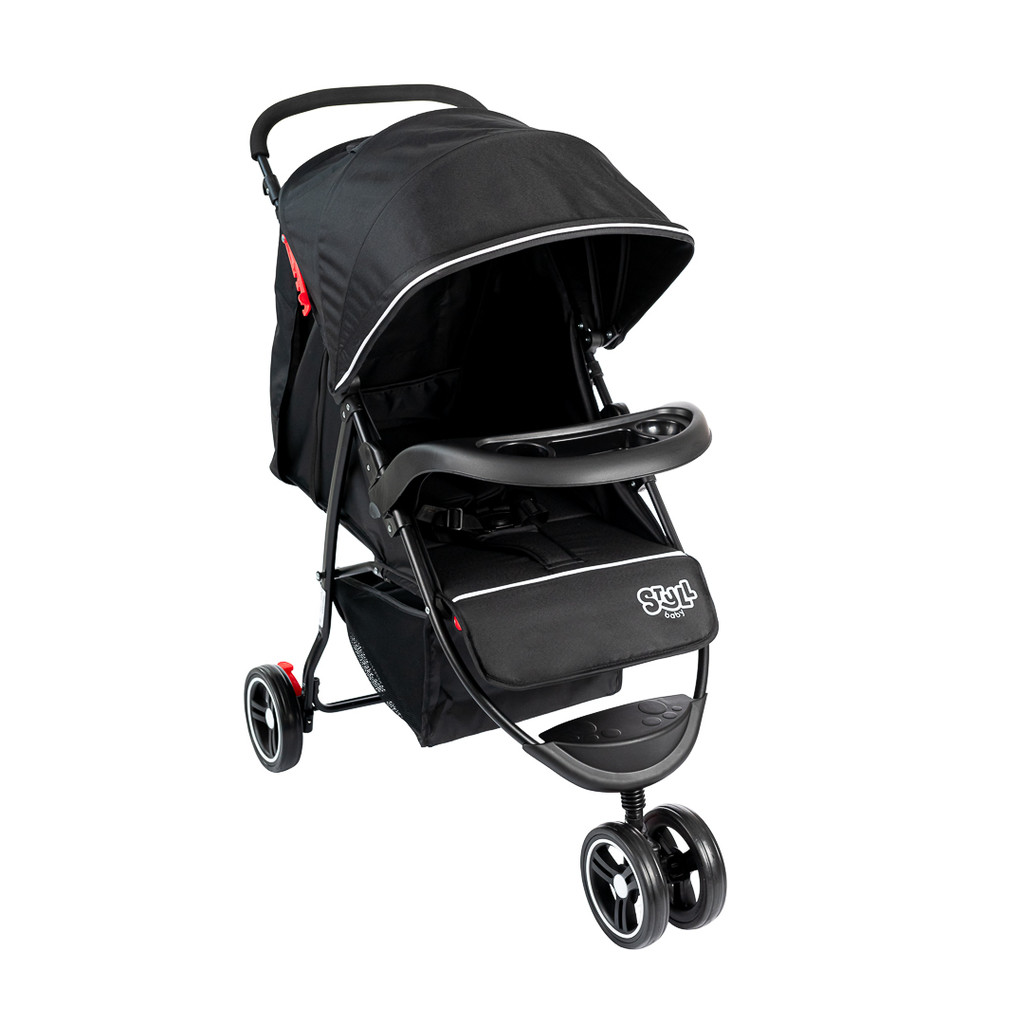Carrinho De Bebê 3 Rodas Passeio Até 15kgs Styll Baby