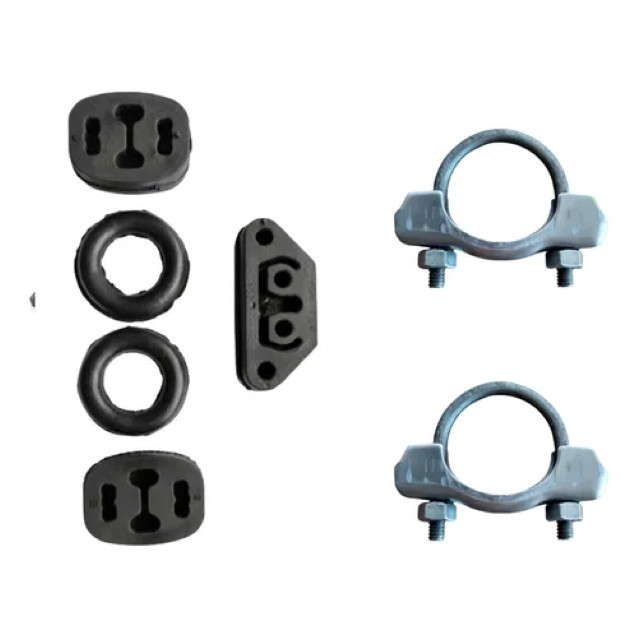 Kit Coxim Escapamento Fiat Uno + Abraçadeira 1 3/4