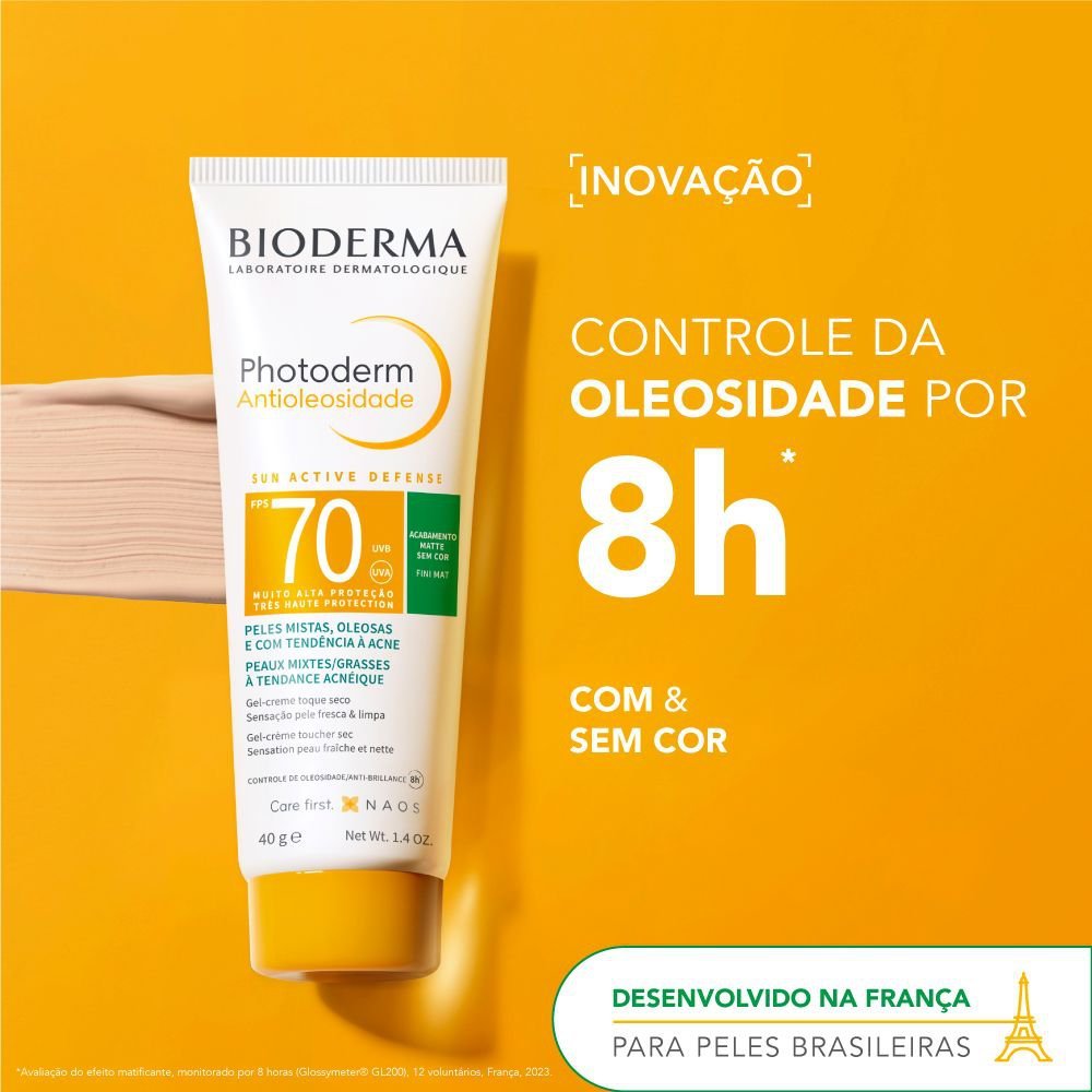 Bioderma Photoderm FPS 70 Cor 2.0 Protetor Solar Antioleosidade 40g — imagem 2 de 2