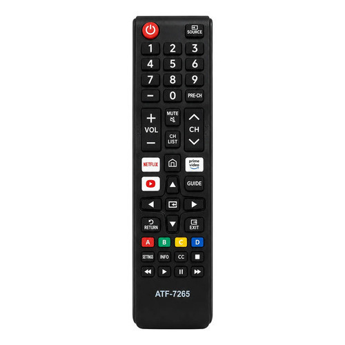 Kit 3 Controle Remoto Compatível Samsung Smart TV LED 4K Universal LE-7265 Netflix Sem Programação