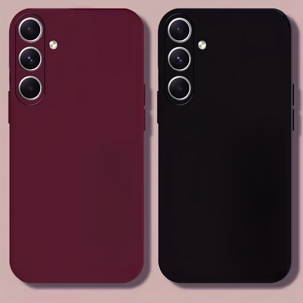 Capa Anti-Choque Cor Sólida para Samsung Galaxy A17 A56 A36 A16 A55 A35 A15 A54 