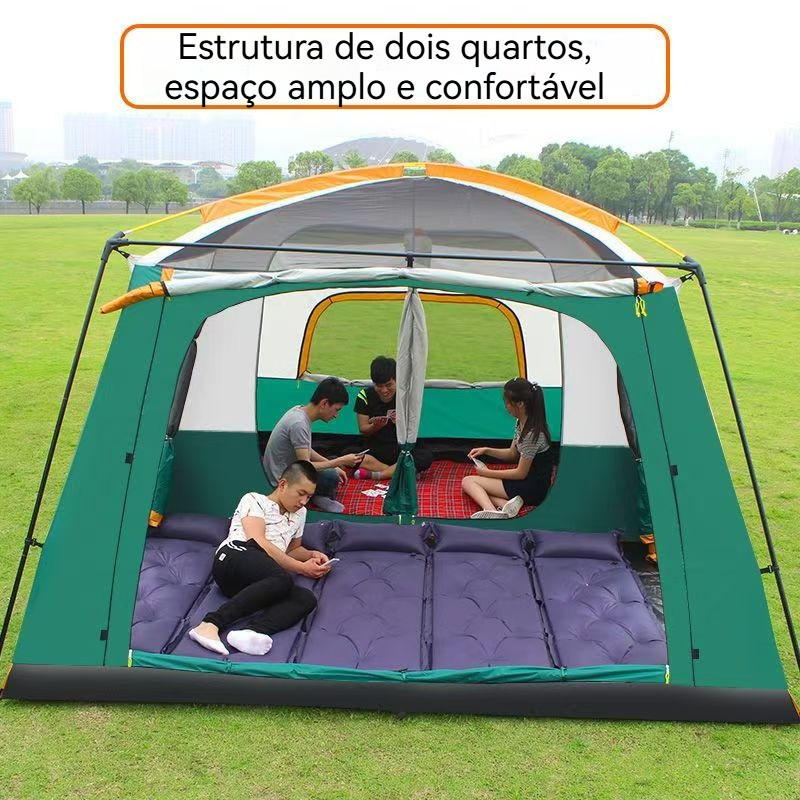 Barraca Camping Acampamento 8-12 Pessoas Impermeavel Familiar Grande