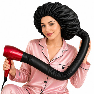 Touca de Cetim  Difusora Touca Seca Cabelo Toca Difusora Secadora - seca cabelo - com Reg…
