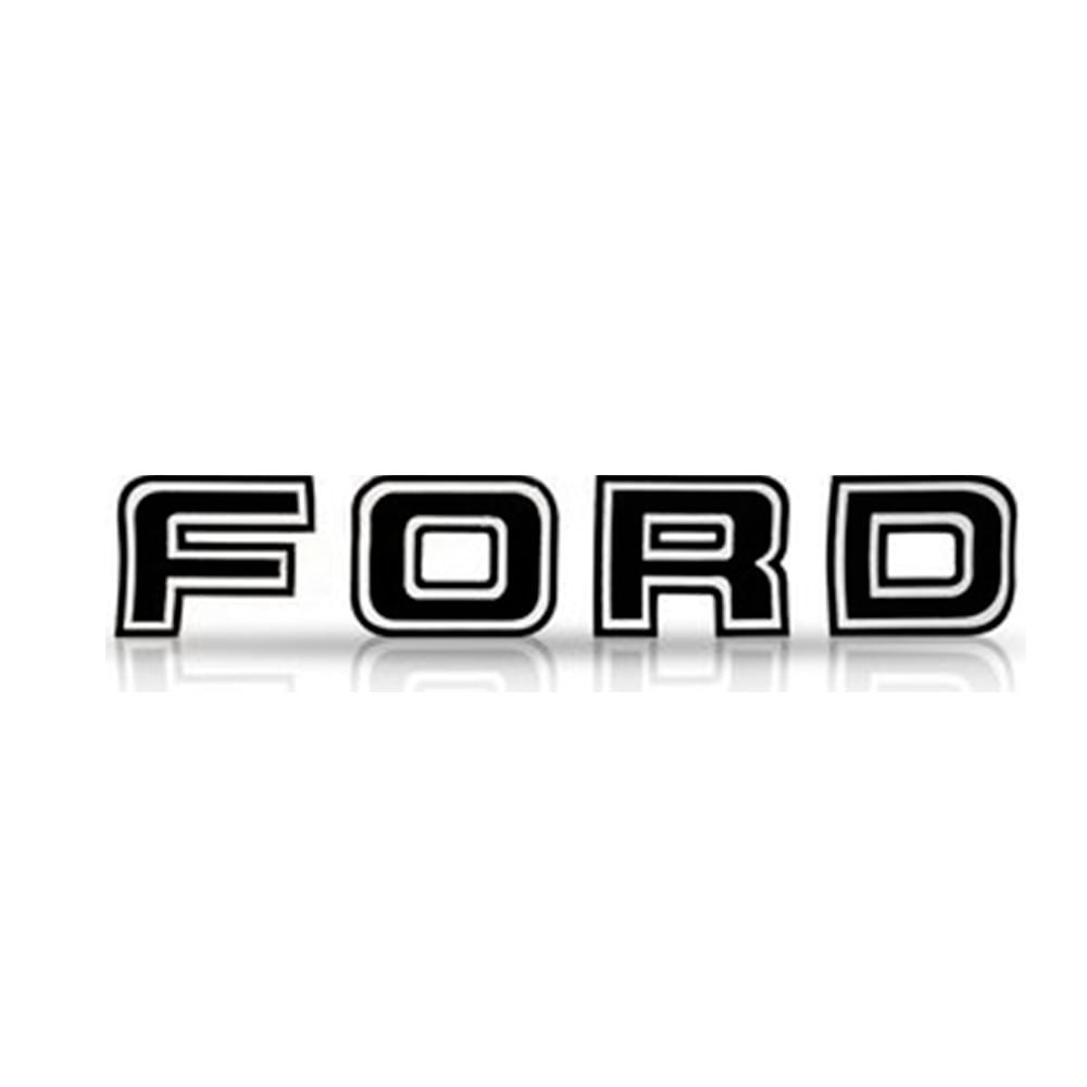 Adesivo Letreiro Ford da Tampa da Caçamba F1000 1993 1994 1995 1996 1997 1998 Preto