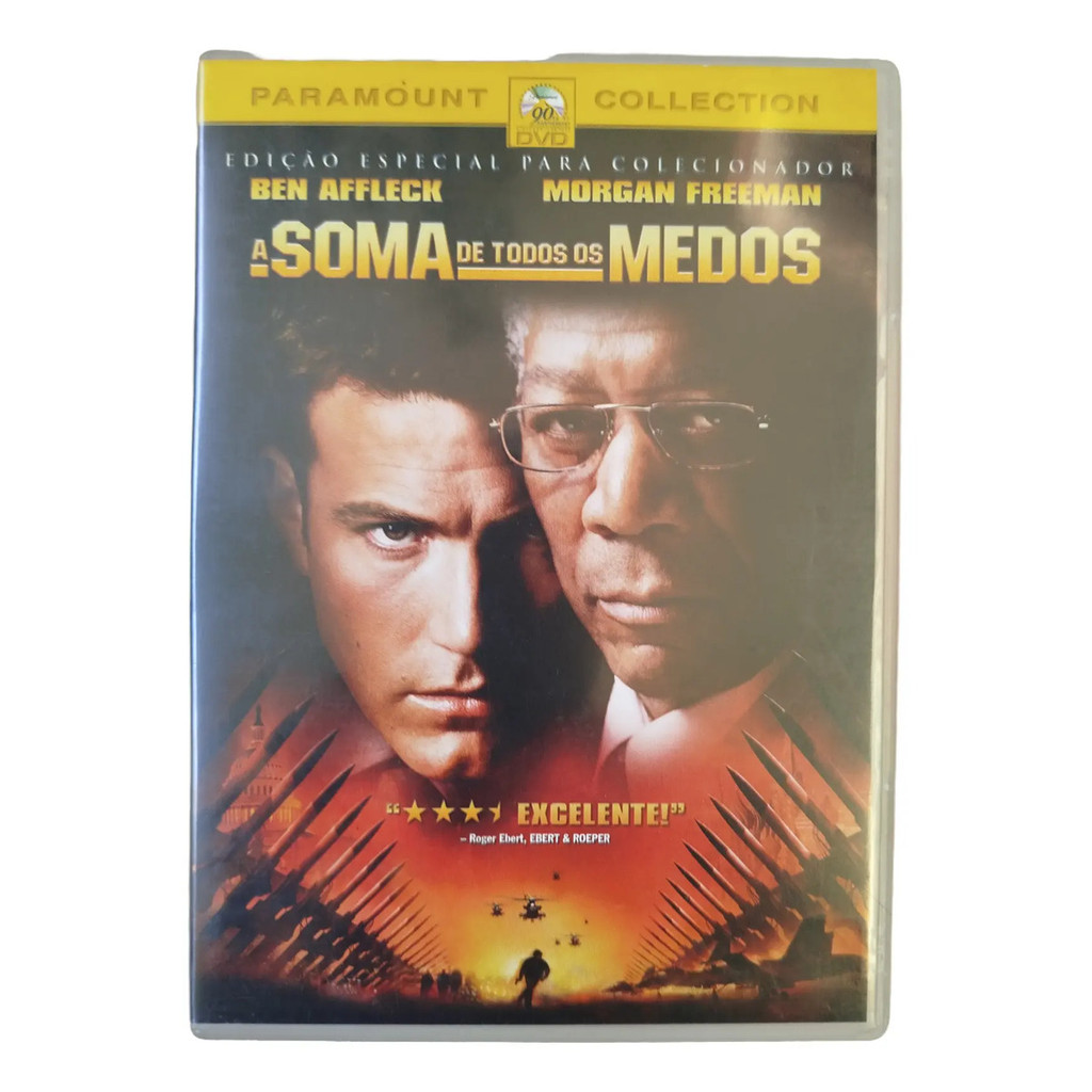 Dvd A Soma De Todos Os Medos 2002 Morgan Freeman Ben Affleck