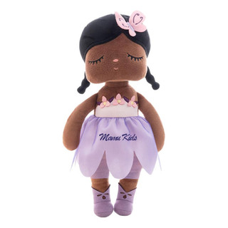 Boneca Metoo Doll Angela Fada Borboleta Roxa 35cm