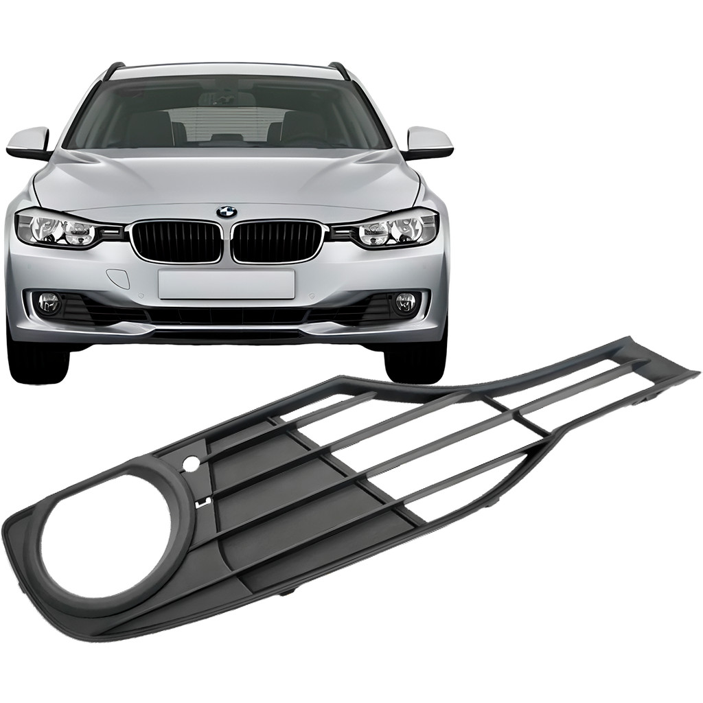 Grade Bmw 316i 320i 328i 2012 a 2015 Moldura Farol Milha Direito