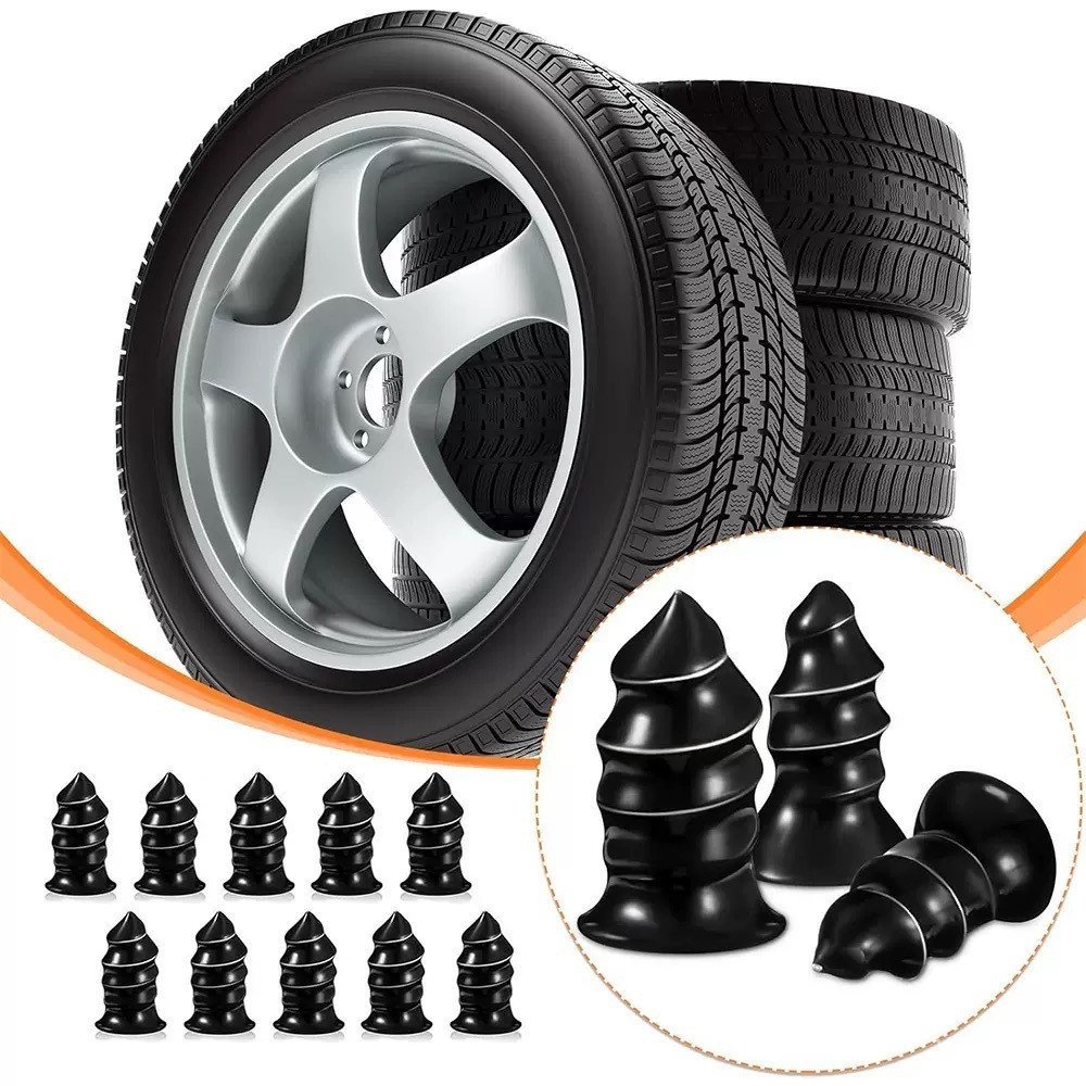 [10 peças/caixa] Kit de reparo de pneus de borracha, usado para reparo rápido de pneus de carros/motocicletas/caminhões