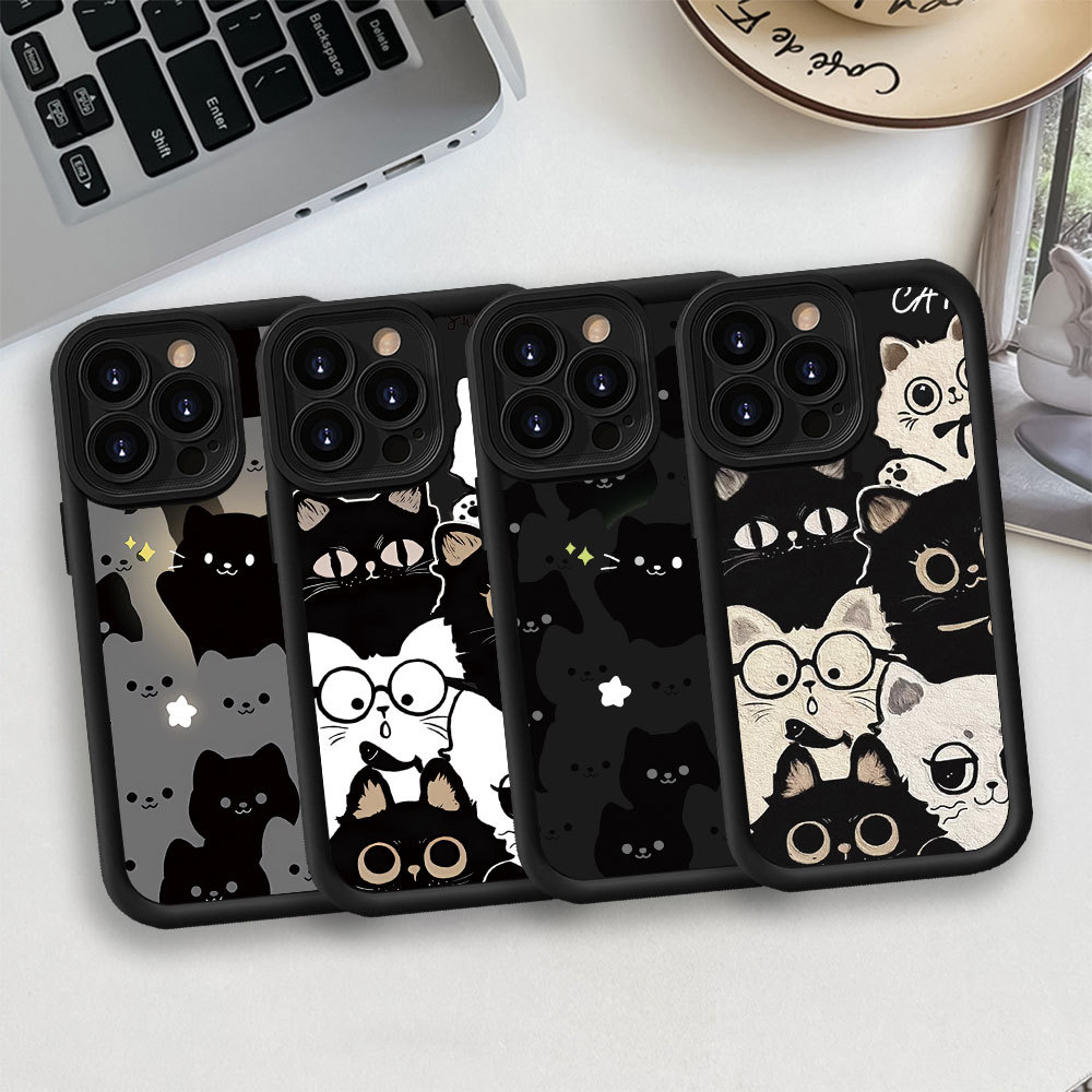 Para Samsung A10 A32 A17 A07 A06 A16 A55 A54 A05S A15 A14 A24 A02S A03 A04 A11 M12 Meow Conto Caso YiruiHUN43166