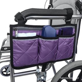 Saco Para Cadeira De Rodas Lateral Organizador De Bolsas De Braço Portátil Carrinho De Passeio Suspenso De Armazenamento