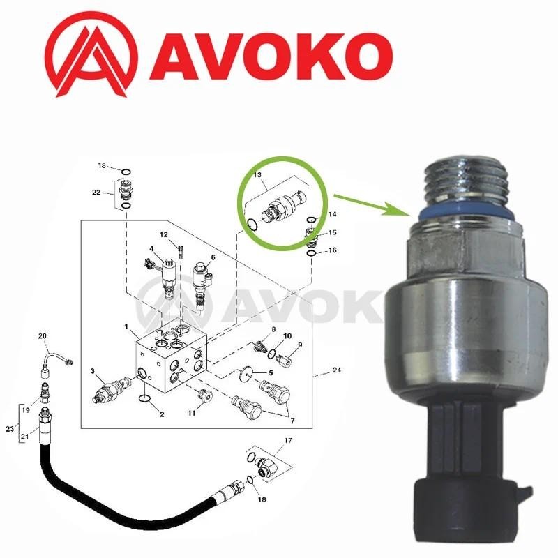 Peça Do Sensor De Pressão De Óleo Trans # RE204264 Para Tratores JOHN DEERE Combina Colheitadeira 5430 6130 6230 6330 66