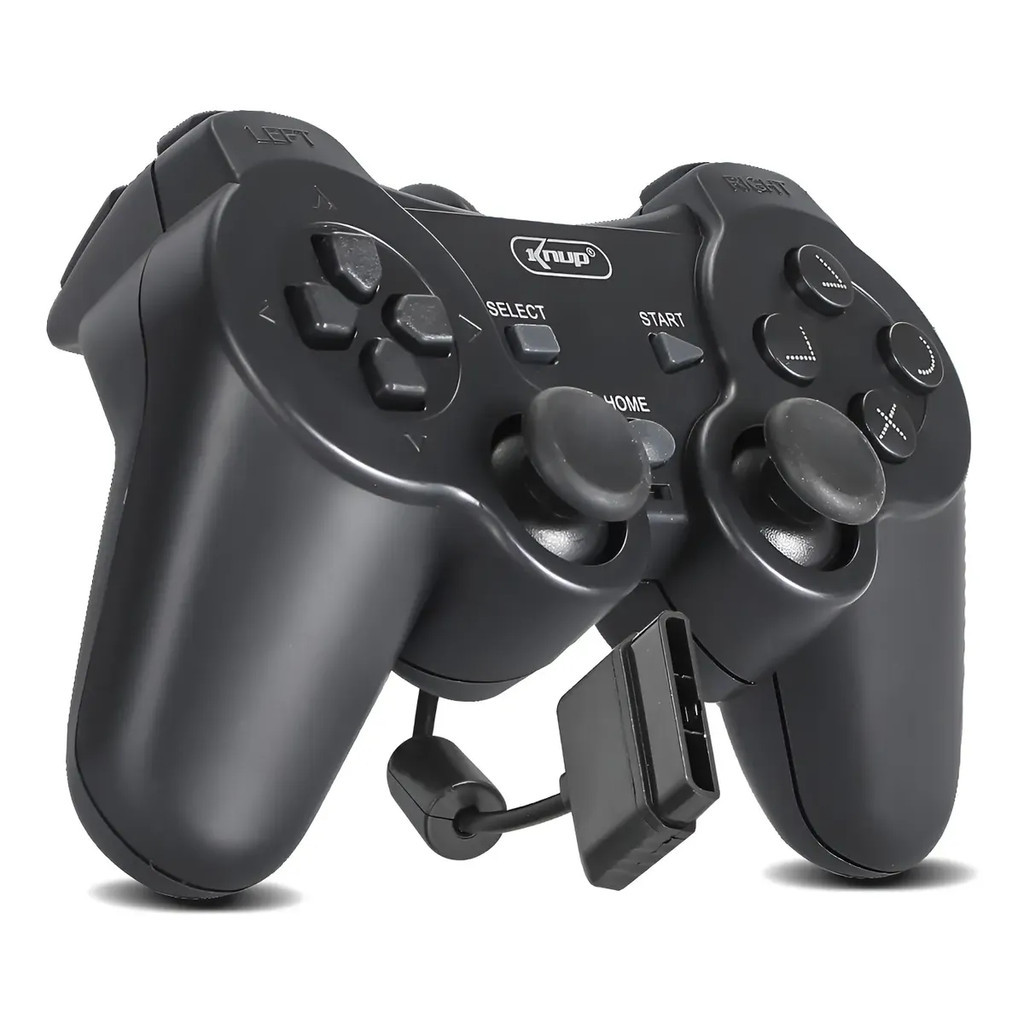 Dual Shock Controle Joystick Manete Com Fio Para Videogame PS2 e PS1