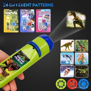 Bonito Dos Desenhos Animados Dinossauro Crianças Projeção Lanterna Projetor Luz Animal Espaço Noite Foto Dormir