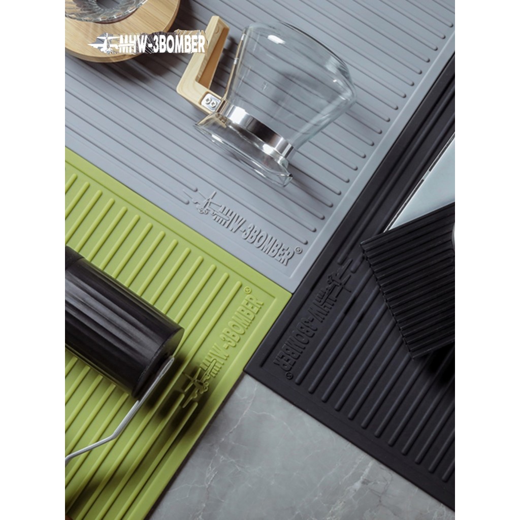 MHW-3BOMBER Bomber Bar Mat Xícara de café Tapete de filtro de água Tapete de Silicone antiderrapante Tapete de drenagem