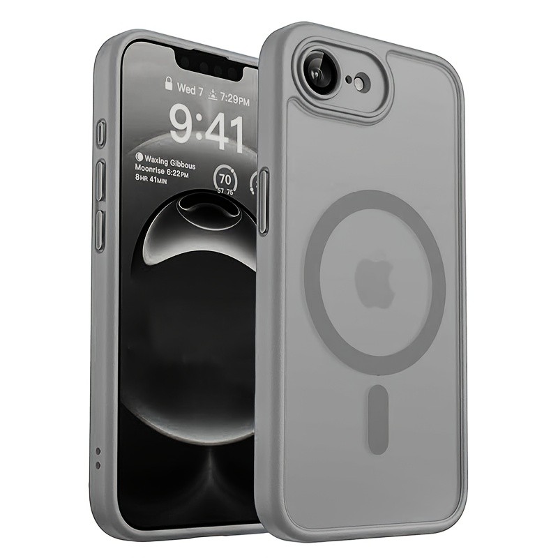 VAIVE- Capa Magnética Fosca Proteção para Lente de Câmera, Compatível com iPhone 17E, Capa de Proteção para 17e