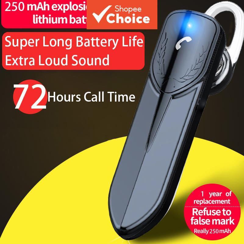  Fones de Ouvido M81 - Fones de Ouvido Bluetooth TWS de Um Só Lado, Som HiFi de Qualidade para Música e Esportes,