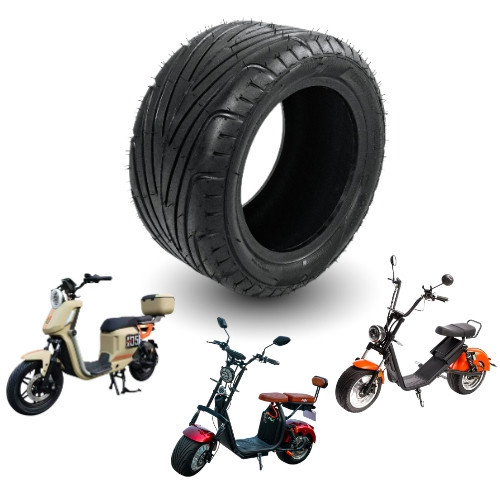 Pneu Scooter 225/40 Aro 10 Dianteiro/Traseiro Moto Elétrica GoO MUUV Elektra Cinborg Original