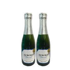 ESPUMANTE NAC AURORA MOSCATEL BCO 187ML KIT 2 UNIDADES
