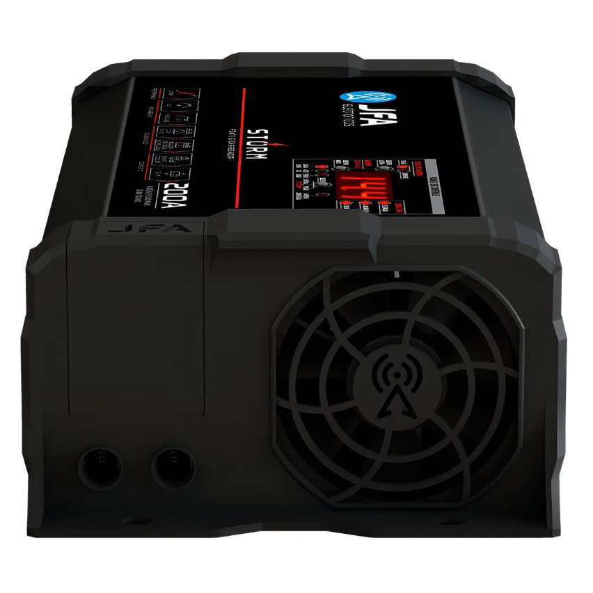FONTE CARREGADOR DE BATERIAS JFA 200Ah 220V MONOVOLT STORM COM SCI, CARGA INTELIGENTE — imagem 2 de 2