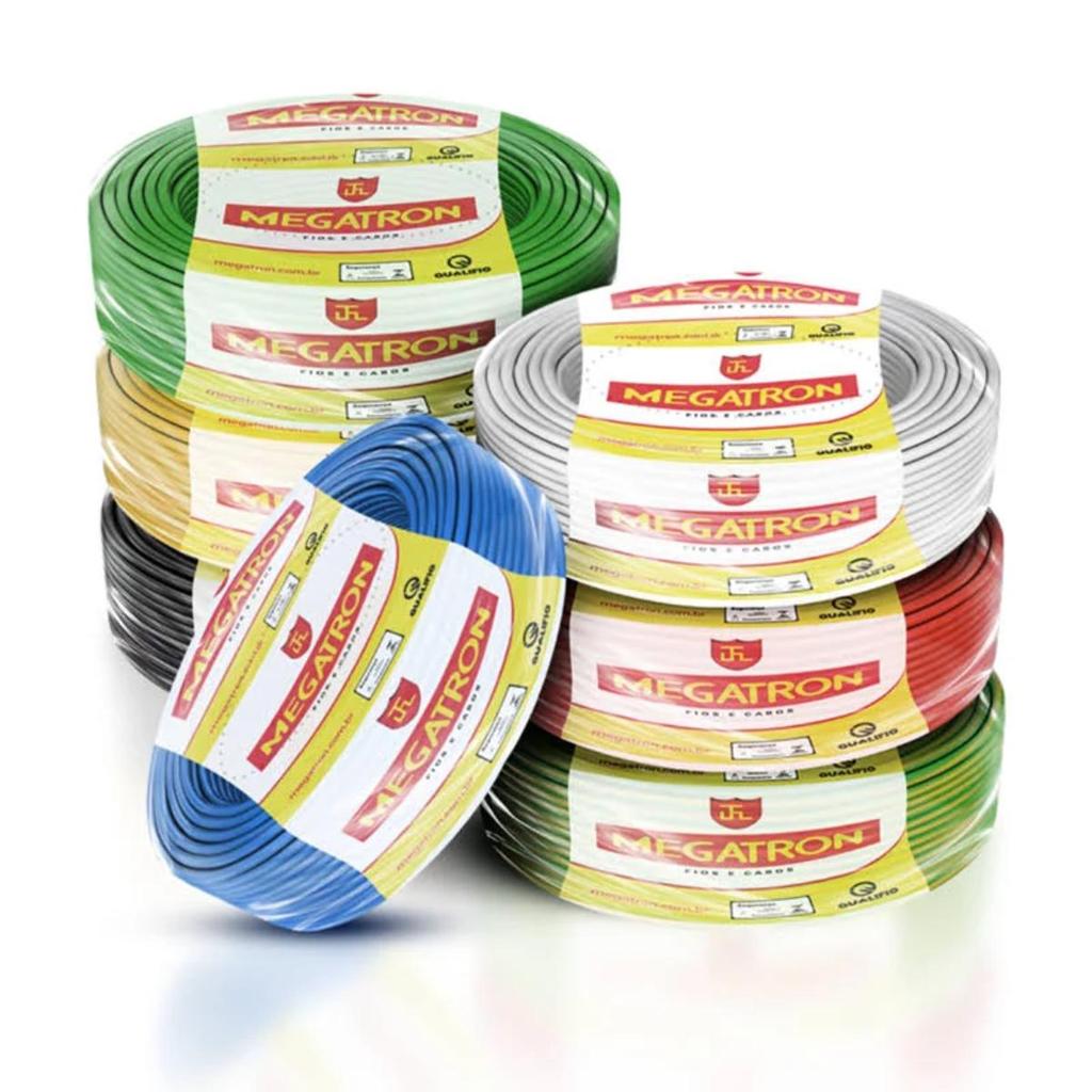 Cabo Flexível 6,0mm² 750V Megatron 100m C100