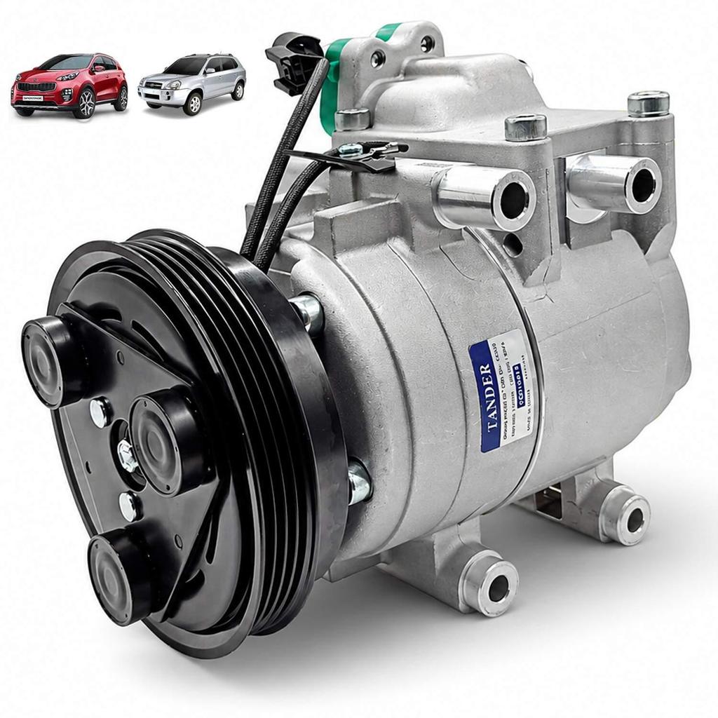 Compressor de Ar Hyundai Tucson Kia Sportage 977012E400 977011C250