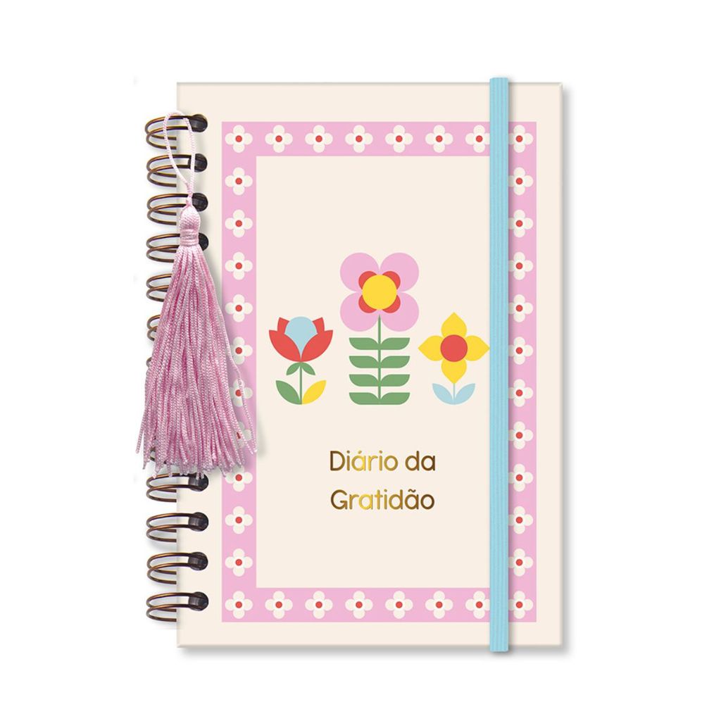 Imagem Diário da Gratidão Floral Gráfico Fina Ideia