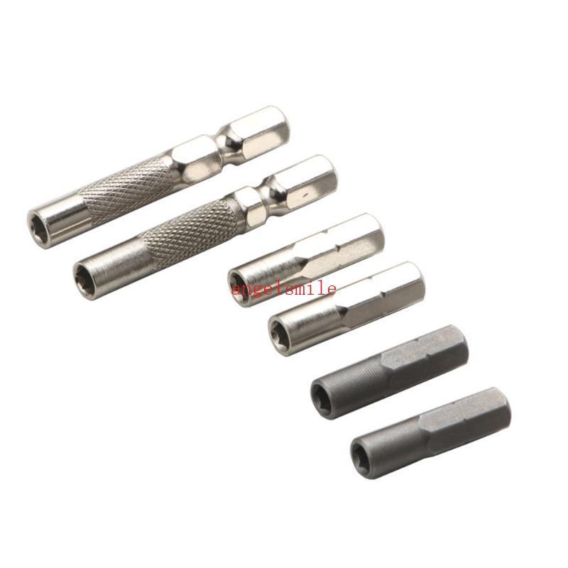 petrichor1 br Adaptadores Chave Fenda 1 4 A 4 Mm 6 Pcs 6 35 Para Fácil Conversão E Ampla Aplicação Reparo