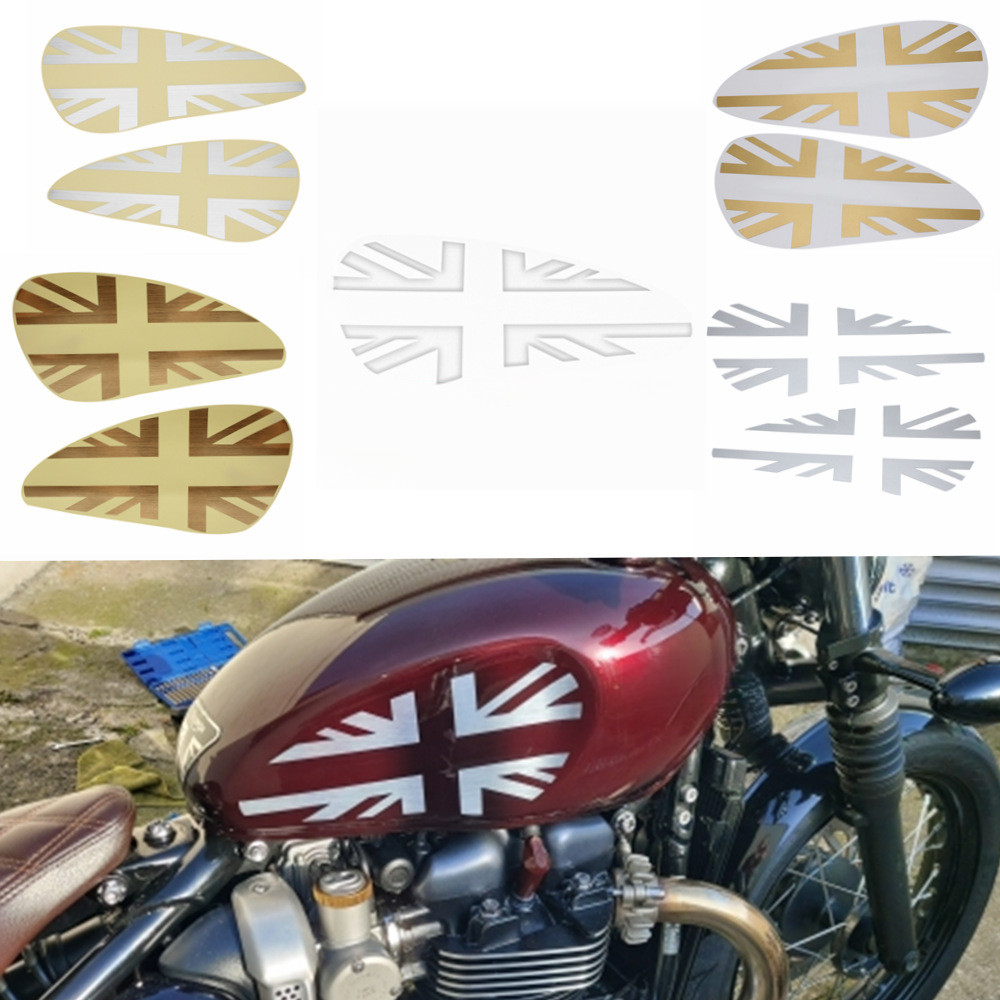 Adesivo Antiderrapante Universal Triumph Bobber T120\T100 para Tanque de Combustível de Motocicleta, Modificação Retro