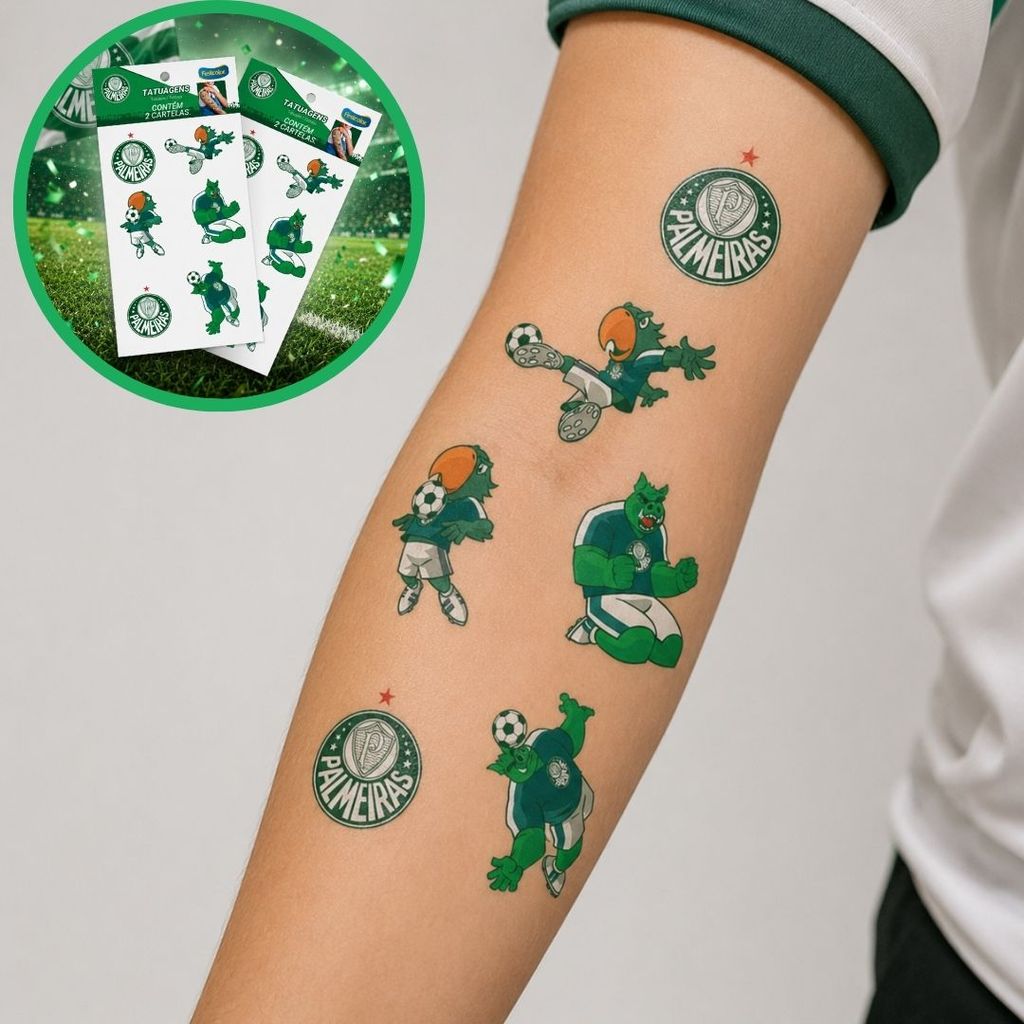 12~60 TATUAGEM DE PELE PALMEIRAS (FESTCOLOR) (CHOCO) — imagem 2 de 2