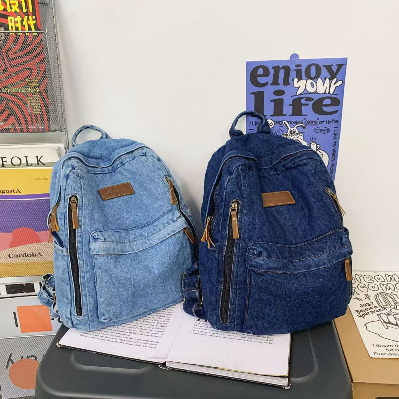 Mochila de couro para mulher – grande capacidade, moderna, ideal para viagens e para estudantes. MXSK NMGF.