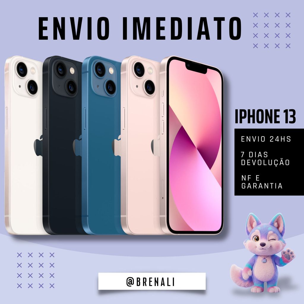 iPhone 13 / 13 Pro / 13 Pro Max Apple - 128GB e 256GB | Original Garantia 12 MP Camera IOS