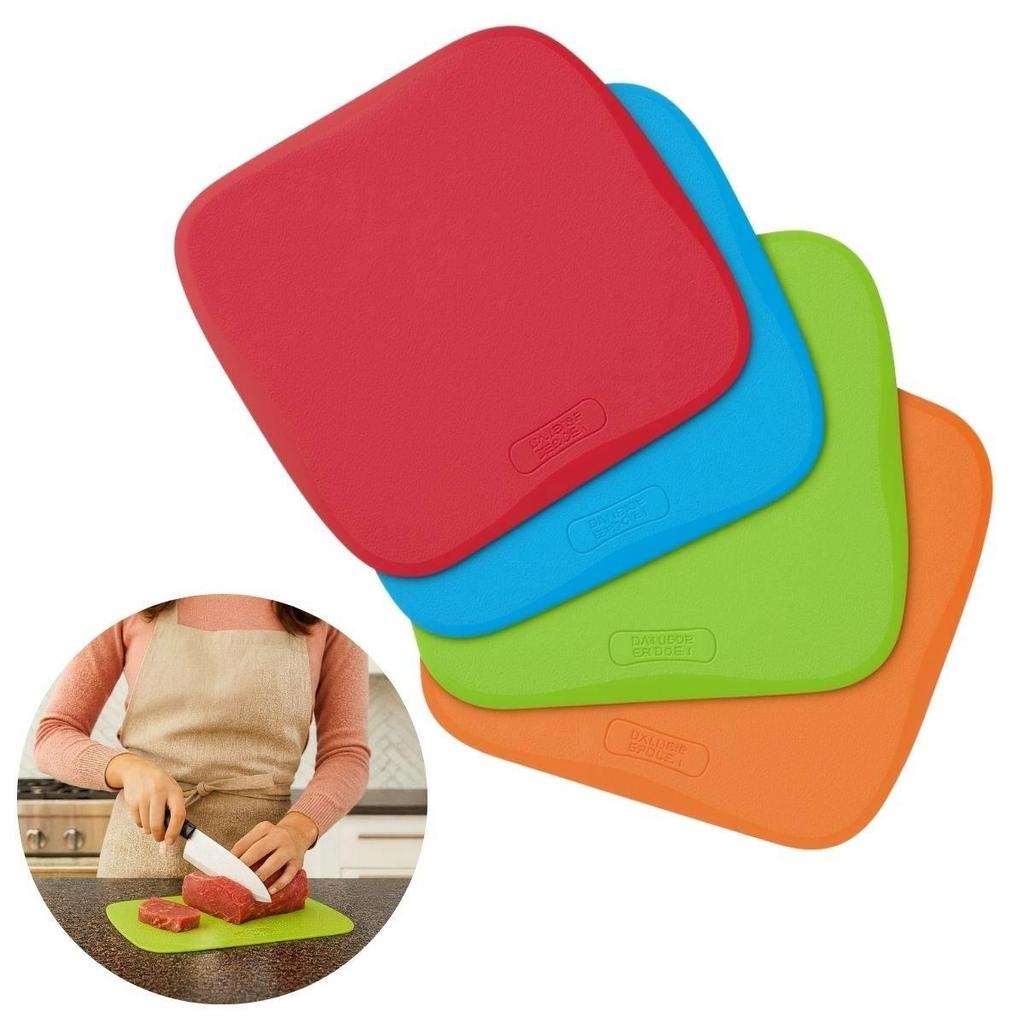 Jogo Tábua de Corte Descanso Para Panela Multiuso Colorido