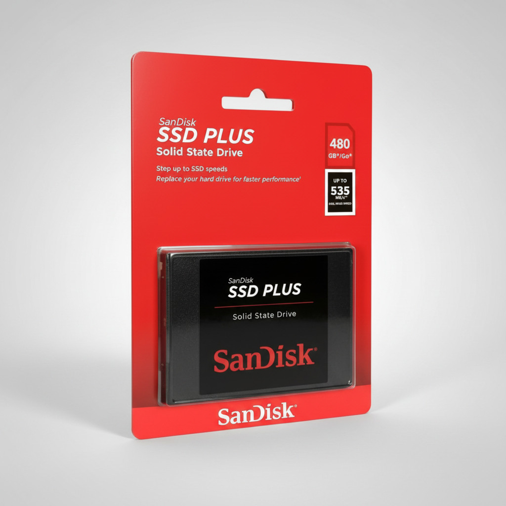 SSD 480GB SANDISK G26 PLUS SATA 3 2.5" SDSSDA-480G-G26 535 MB/s