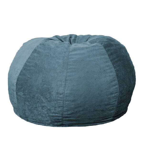Puff 120x115x95cm Confort Espresso Móveis Azul Maçã