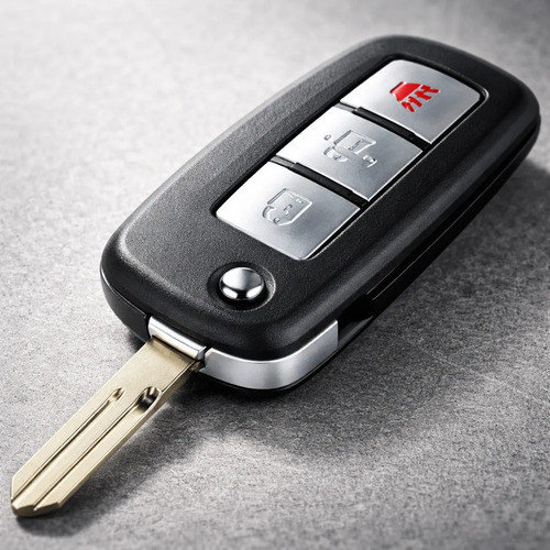 Chave Canivete Completa Nissan Kicks Sv Sense Active 1.6 com chip logo e placa