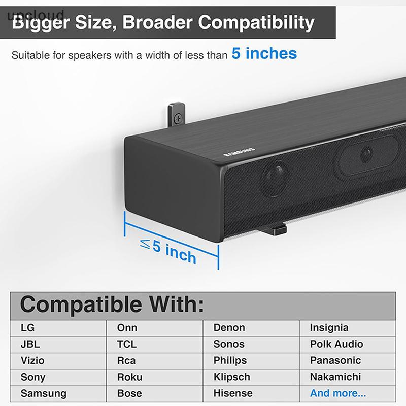 Nova Barra De Som Monta Braets De Parede-Fácil De Instalar Suporte De Prateleira Anti-Queda Universal Soundbar Alto-Fala