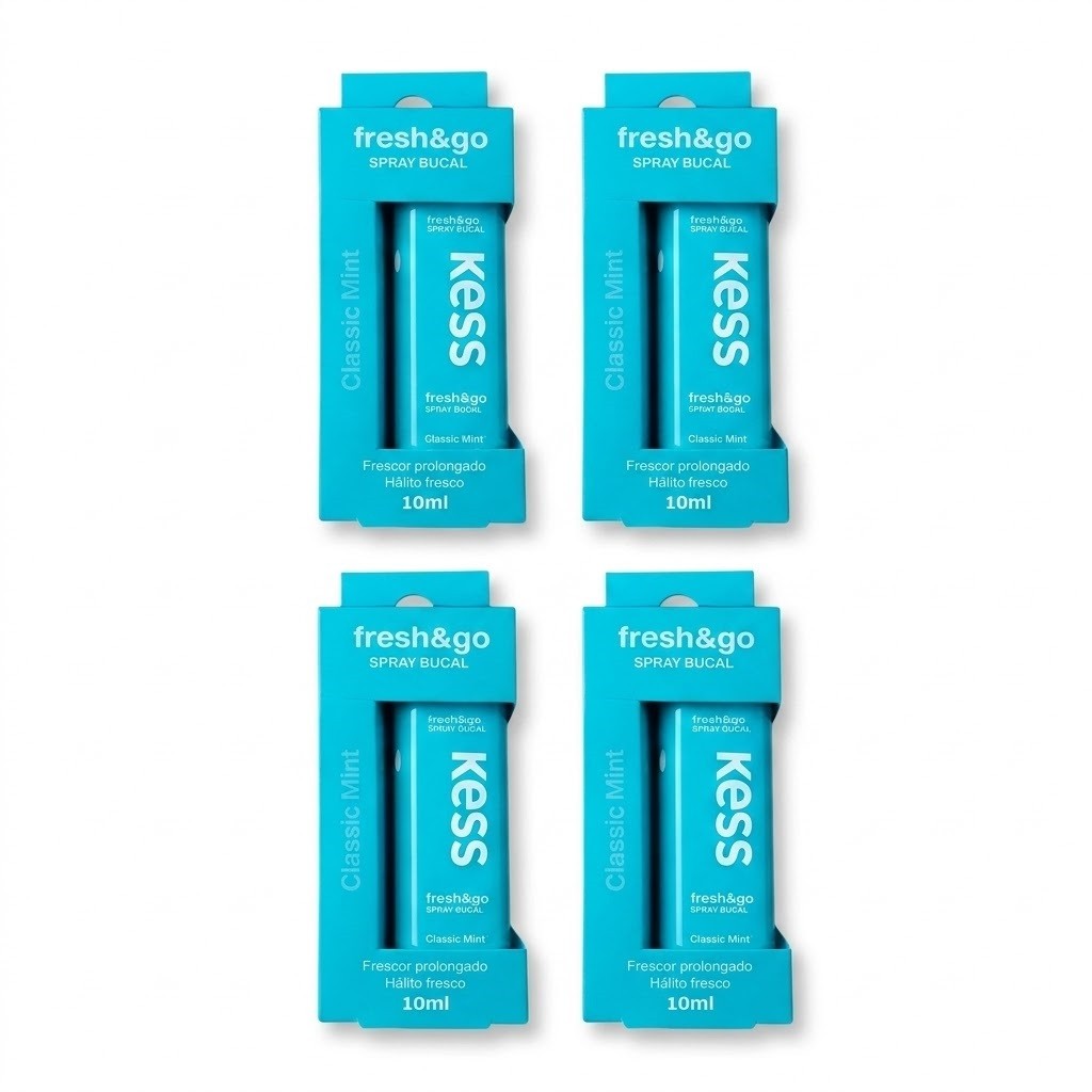 4UN Spray Bucal Kess Fresh&Go Classic Mint