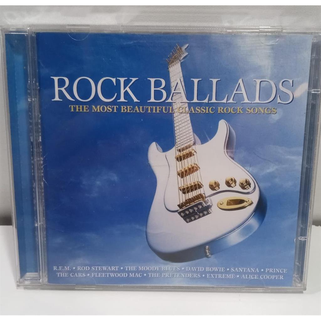CD Chicago - A-ha - REM - Toto - Daid Bowie - black Sabbath Rock Ballads The Most Beautiful Classic Rock Songs - 2 CDs