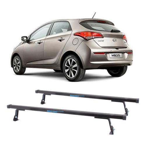 Rack Teto Resistent Sport Hyundai Hb20 Hatch Até 2018 Lw141